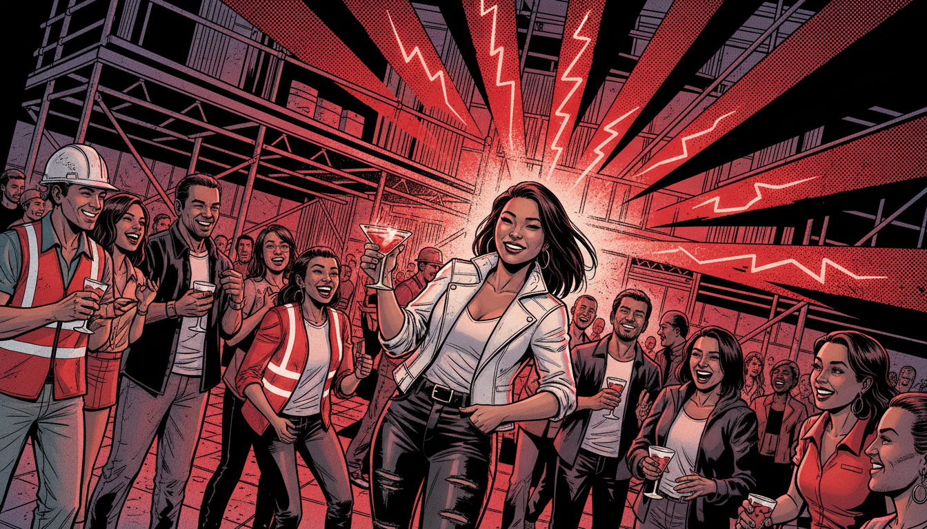 Hard Rock Las Vegas Construction Spawned a Hidden Pop-Up Bar on the Strip—And It Opens Tonight