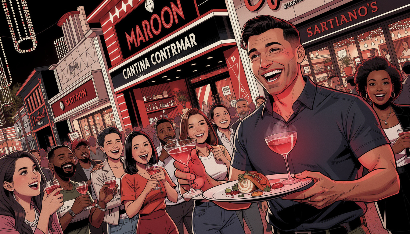 Las Vegas Strip Restaurant Openings Are Surging in 2026, With Maroon Among the Standouts