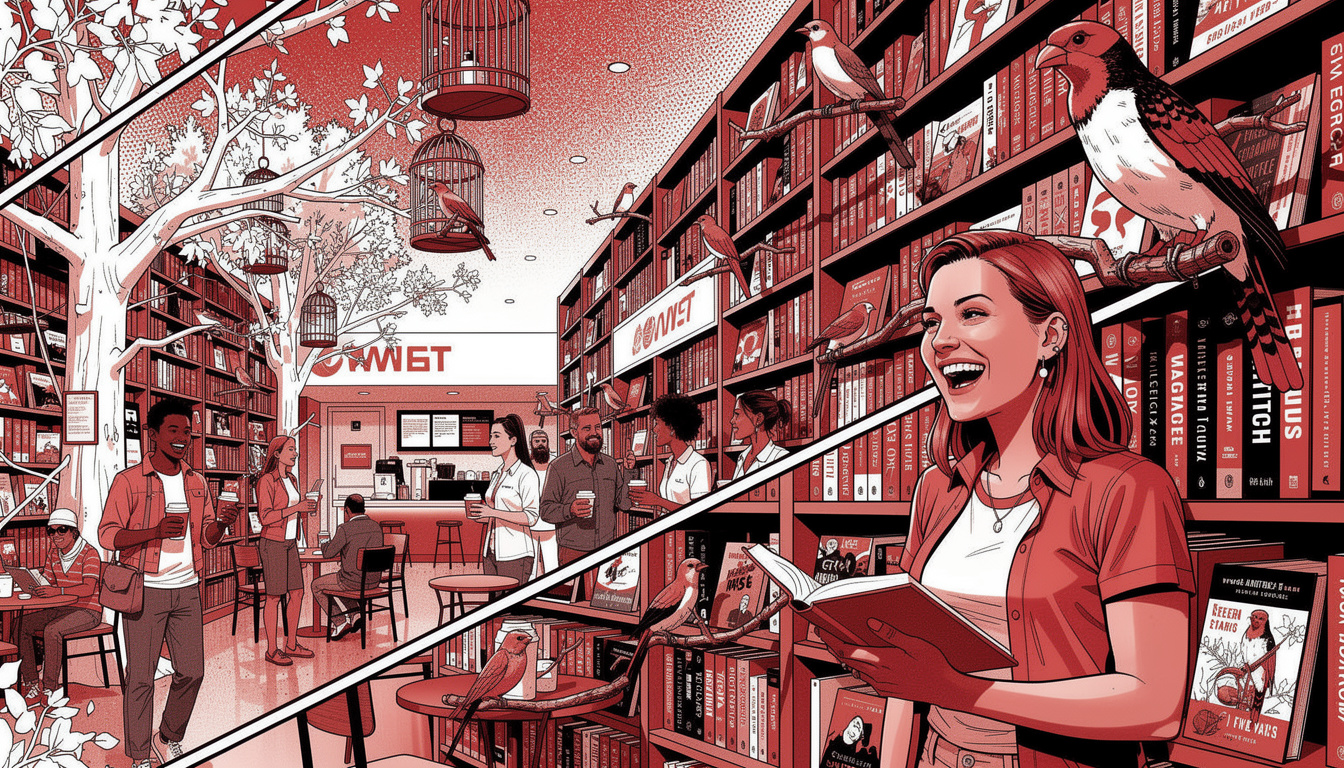 Inside the Downtown Las Vegas Bookstore With Its Own Artificial Bird Sanctuary